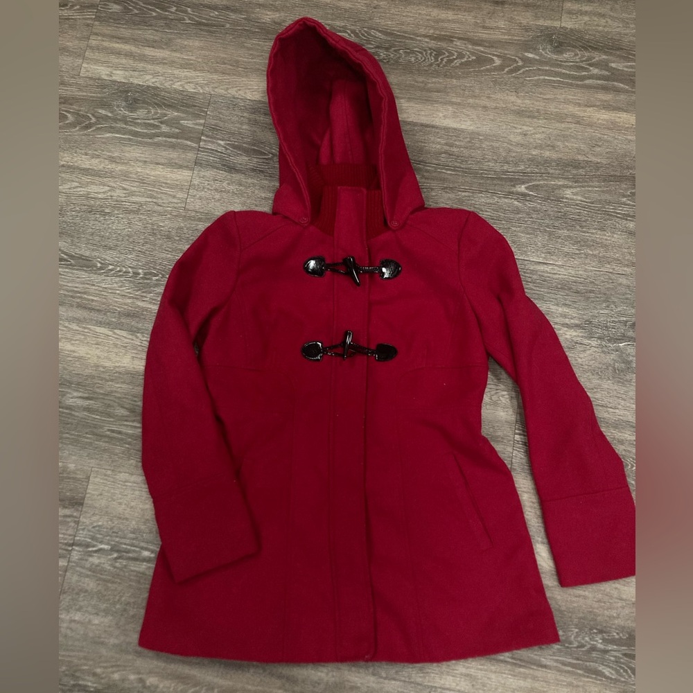 Guess Jeans pink pea coat
